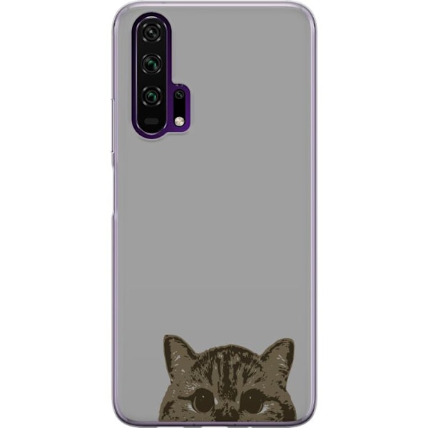 Honor 20 Pro  Läpinäkyvä kuori Harmaa kissan katse - tyylik