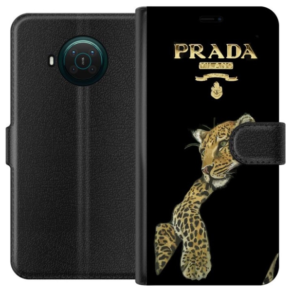 Nokia X20 Plånboksfodral Prada Leopard