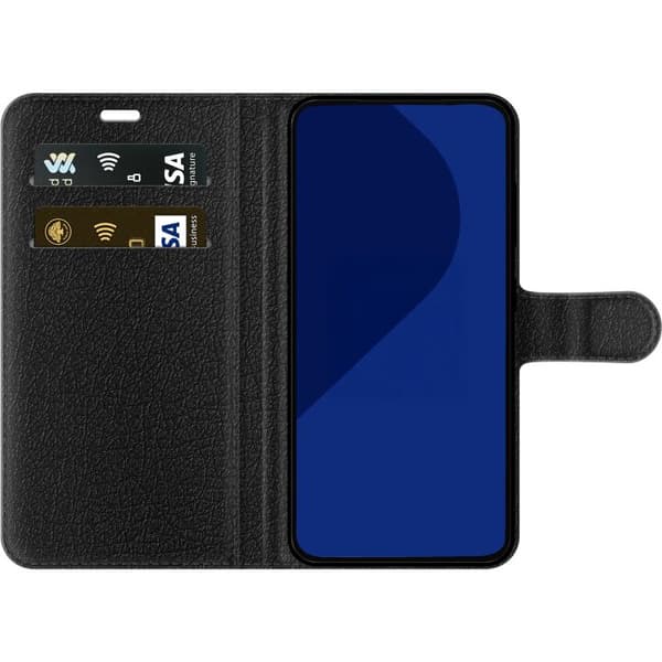 Kompatibel Tegnebogsetui til Asus Zenfone 10 Star Wars-logo med hyperspace-stjerner i ikonisk sci-fi-design sort