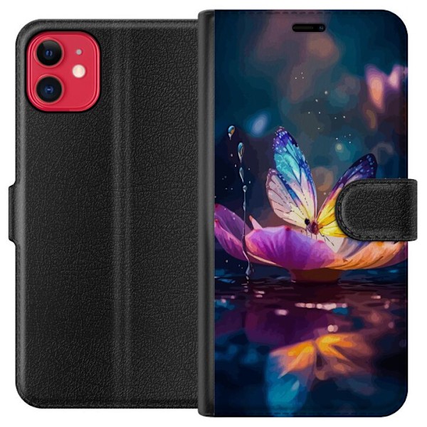 Apple iPhone 11 Lommeboketui Butterfly