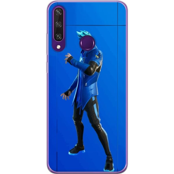 Huawei Y6p Läpinäkyvä kuori Fortnite - Ninja Blue