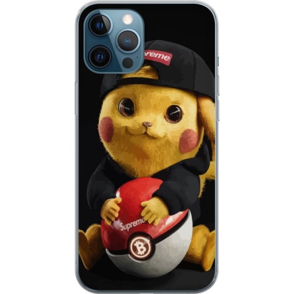 Apple iPhone 12 Pro Genomskinligt Skal Pikachu Supreme