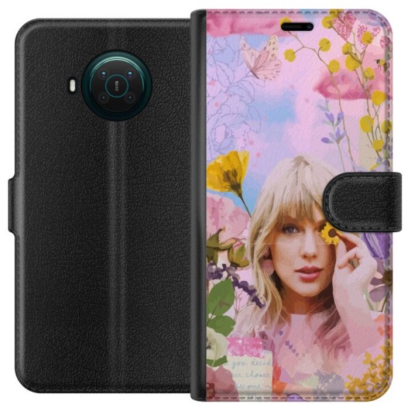 Nokia X20 Plånboksfodral Taylor Swift - Blomma