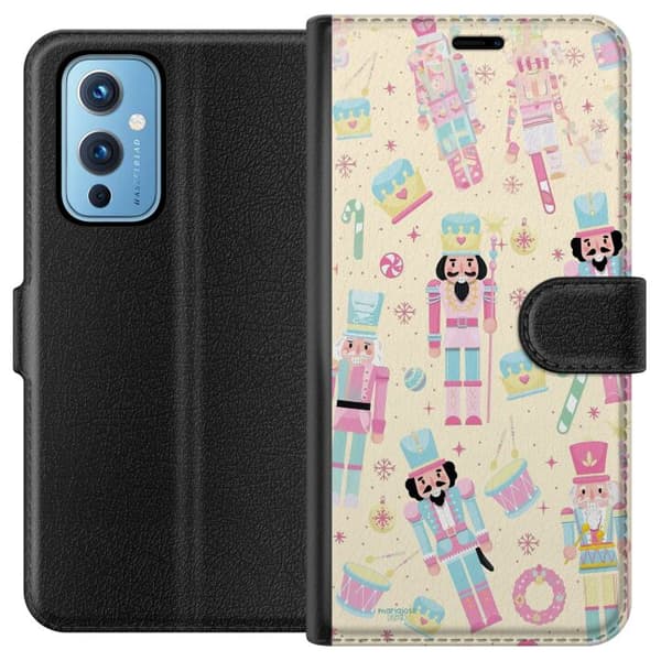 Kompatibelt Lommeboketui til OnePlus 9 Jul rosa