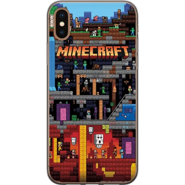 Apple iPhone X Cover / Mobilcover - Minecraft