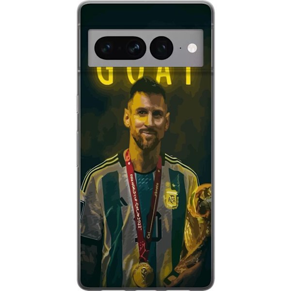 Google Pixel 7 Pro Läpinäkyvä kuori Vuohi Messi