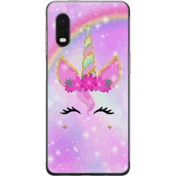 Samsung Galaxy Xcover Pro Genomskinligt Skal Unicorn Face
