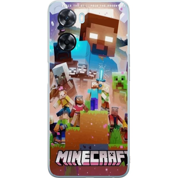 OnePlus Nord N20 SE Läpinäkyvä kuori Minecraft