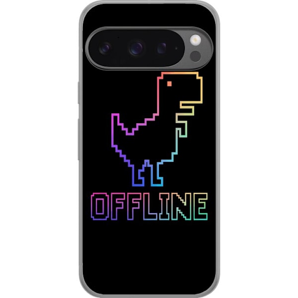 Google Pixel 9 Pro XL Gennemsigtig cover Offline Dinosaur