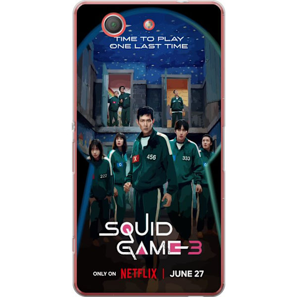 Sony Xperia Z3 Compact Genomskinligt Skal Squid Game Säsong 3 Seriefigurer Populärt TV Serie Motiv Ikoner Spänning Drama Asiatisk Design Trend