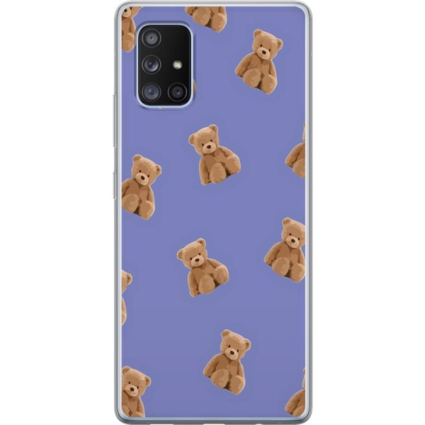 Samsung Galaxy A71 5G Gennemsigtig cover Flyvende bjørne