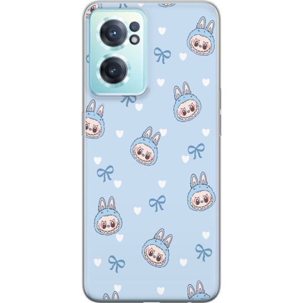 OnePlus Nord CE 2 5G Läpinäkyvä kuori Labubu Tuli Henki