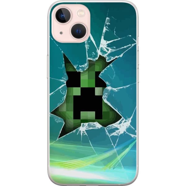 Kompatibelt Mobilskal till Apple iPhone 13 Minecraft