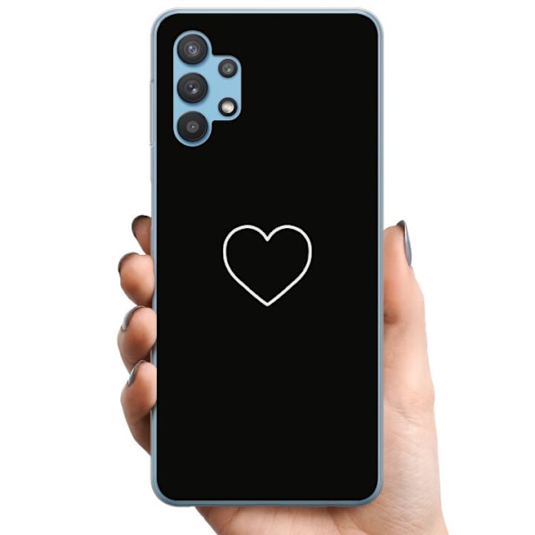 Samsung Galaxy A32 5G TPU Mobildeksel Hjerte