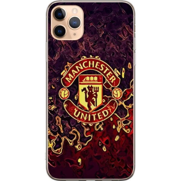 Apple iPhone 11 Pro Max Läpinäkyvä kuori Manchester United