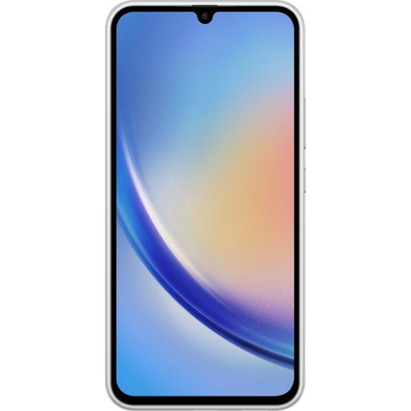 Samsung Galaxy A34 Gennemsigtig cover Pastel Rush