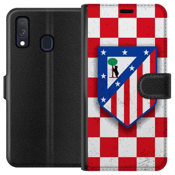 Kompatibelt Plånboksfodral till Samsung Galaxy A40 Atletico Madrid