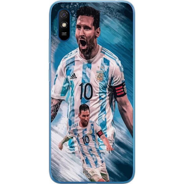 Xiaomi Redmi 9A Genomskinligt Skal Lionel Andrés Messi