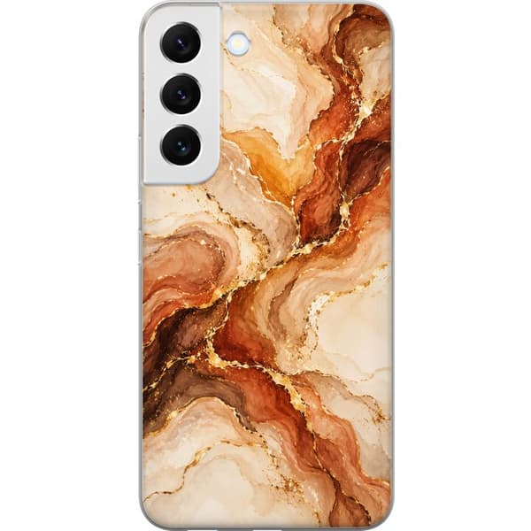 Kompatibelt Mobilskal till Samsung Galaxy S22+ 5G Höstagat beige