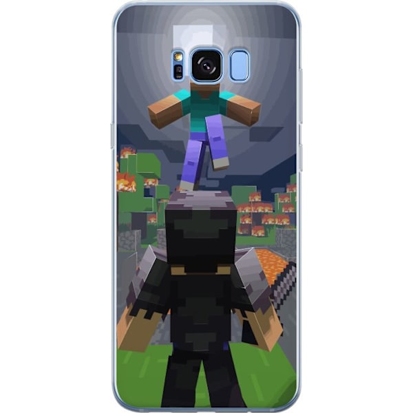 Samsung Galaxy S8 Läpinäkyvä kuori Minecraft