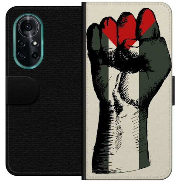 Huawei nova 8 Pro Lommeboketui Hand knyttet i Palestinas farge
