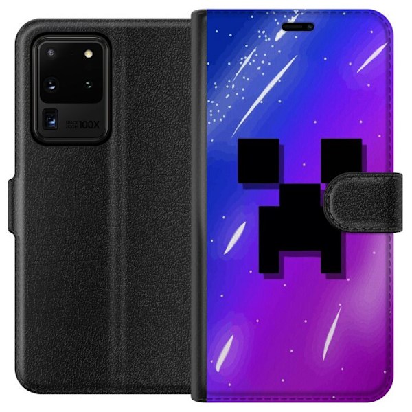 Samsung Galaxy S20 Ultra Lompakkokotelo Minecraft