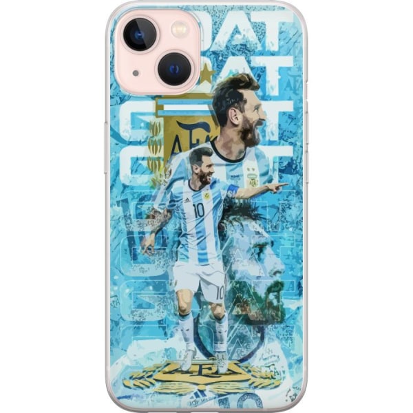 Apple iPhone 13 Gennemsigtig cover Messi