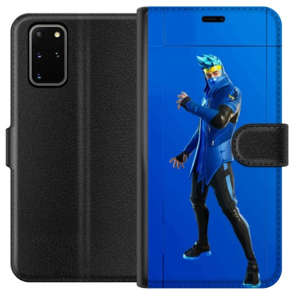 Samsung Galaxy S20+ Plånboksfodral Fortnite - Ninja Blue