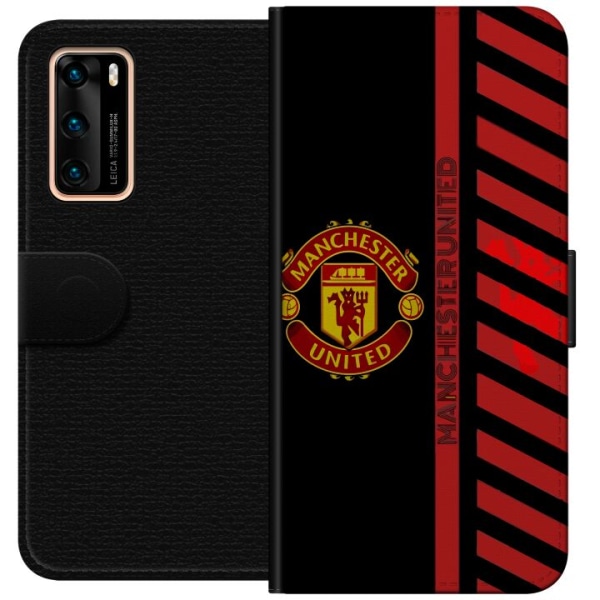 Huawei P40 Lommeboketui Manchester United