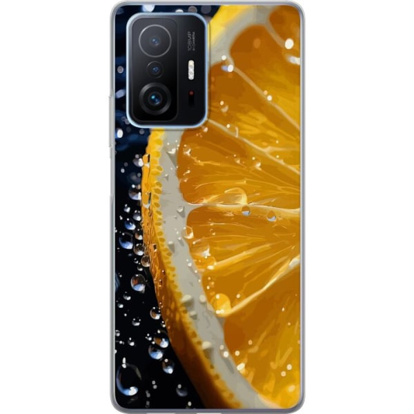 Xiaomi 11T Gennemsigtig cover Appelsin