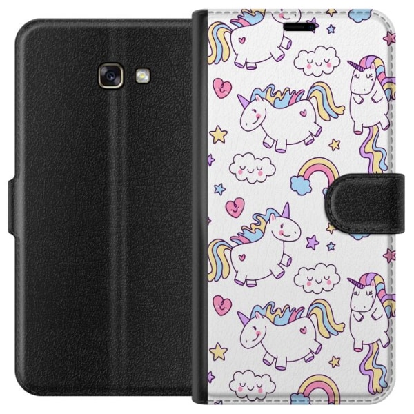 Samsung Galaxy A3 (2017) Plånboksfodral Unicorn Pattern