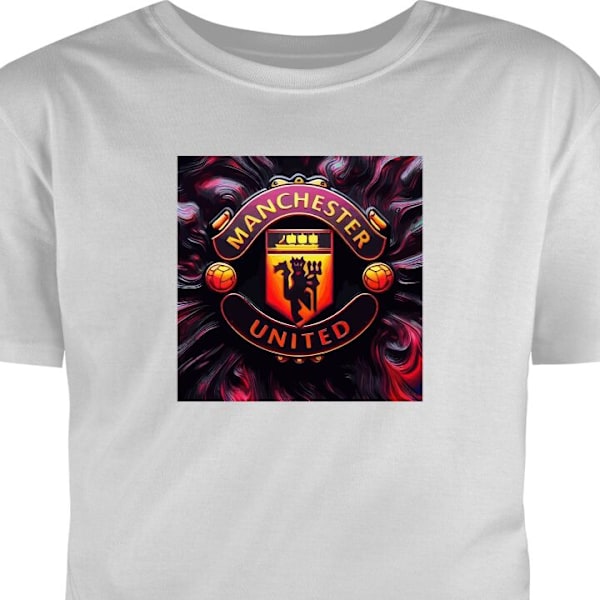 Børne T-shirt | Behagelig T-shirt til Børn Manchester United grå 2-3 År