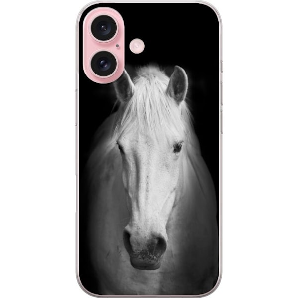 Apple iPhone 16 Gennemsigtig cover Hest