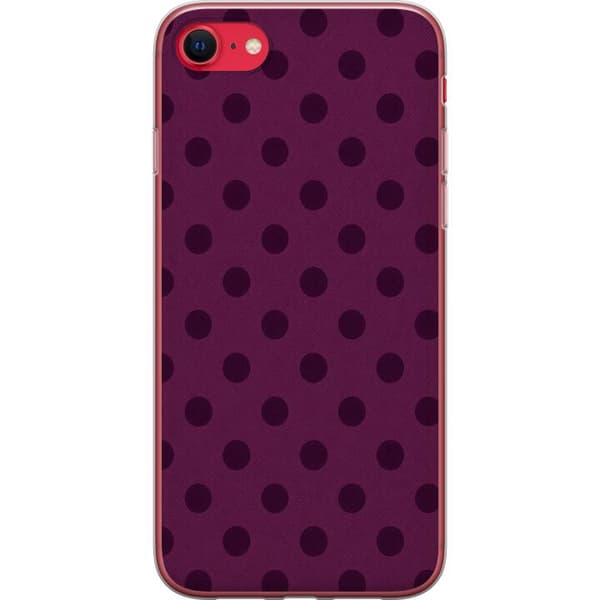 Kompatibelt Mobilskal till Apple iPhone 7 Plum Pop Dots lila