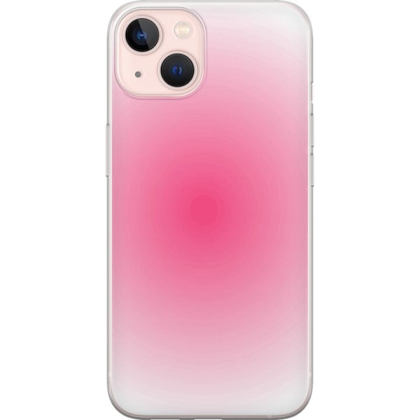 Apple iPhone 13 Läpinäkyvä kuori Pinkki Pilvi