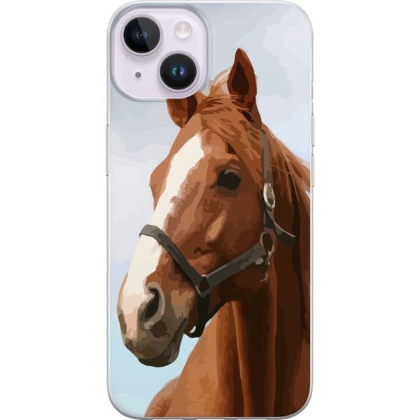 Kompatibelt Mobildeksel til Apple iPhone 14 Hest