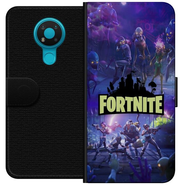 Nokia 3.4 Lompakkokotelo Fortnite