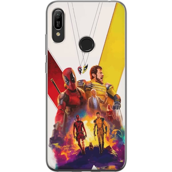 Huawei Y6 (2019) Gjennomsiktig deksel Wolverine Deadpool