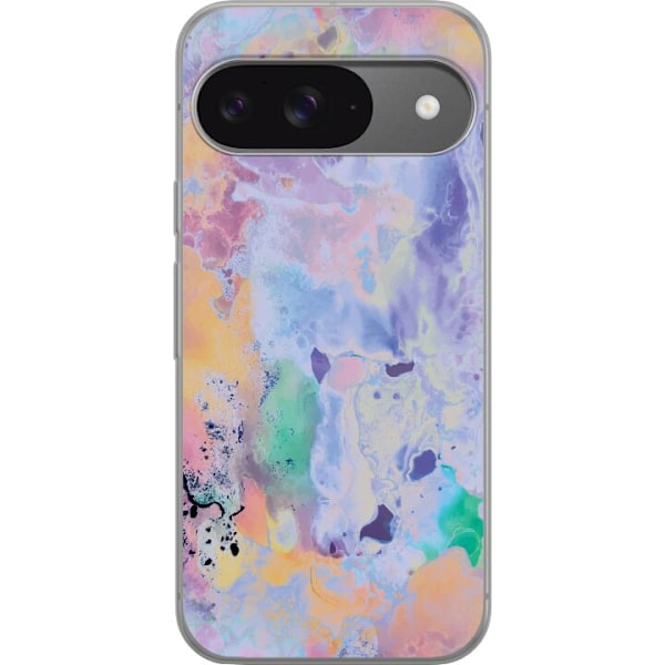 Google Pixel 9 Gennemsigtig cover Marmor