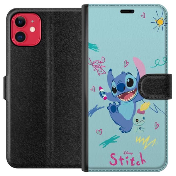 Kompatibel Tegnebogsetui til Apple iPhone 11 Stitch