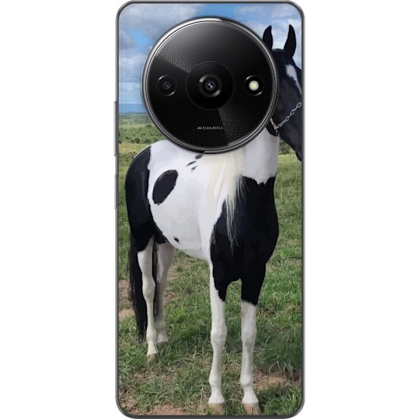 Xiaomi Redmi A3 Gennemsigtig cover Hestemagi - stiliseret hest
