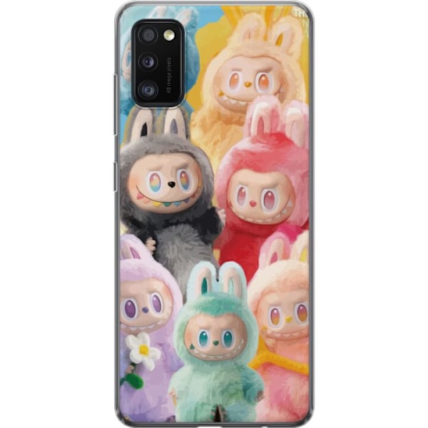 Samsung Galaxy A41 Gennemsigtig cover Labubu Skitse Stil