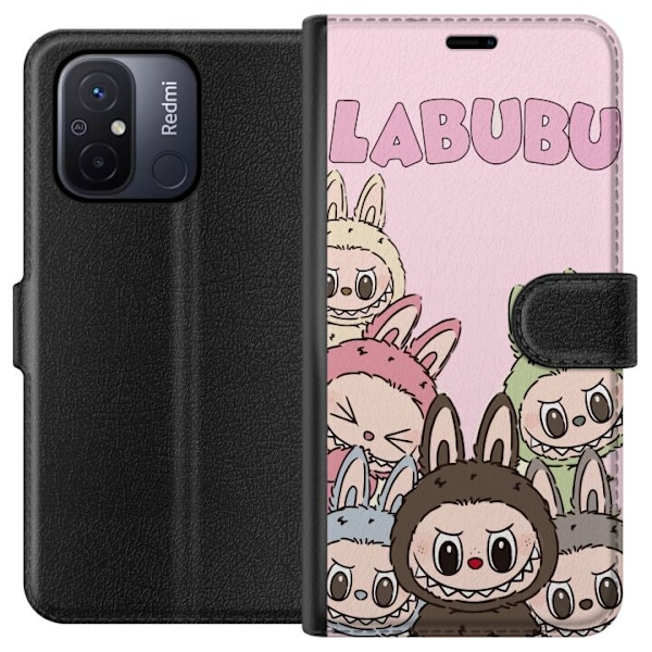 Xiaomi Redmi 12C Tegnebogsetui Labubu Classics