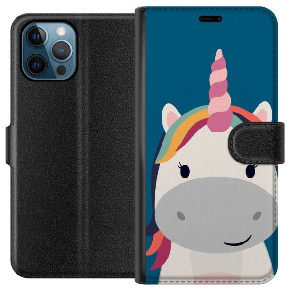 Apple iPhone 12 Pro Plånboksfodral Enhörning / Unicorn