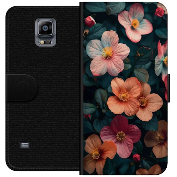 Samsung Galaxy Note 4 Plånboksfodral Blommor