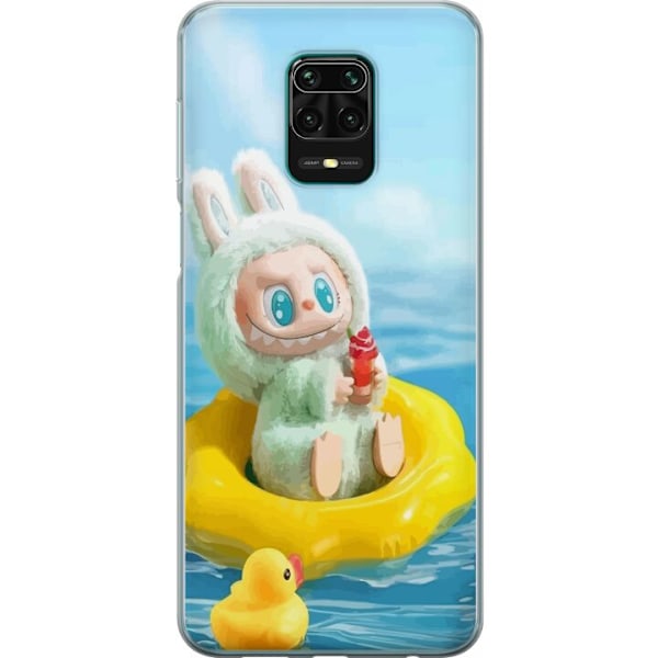 Xiaomi Redmi Note 9 Pro Läpinäkyvä kuori Labubu Stripe Attack - Raidat kohtaavat hirviöt