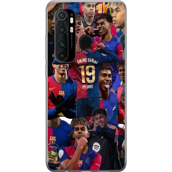 Xiaomi Mi Note 10 Lite Läpinäkyvä kuori Lamine Yamal mobiilikotelo jalkapallofaneille