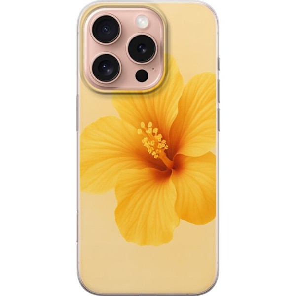 Apple iPhone 16 Pro Genomskinligt Skal Lemon Zing