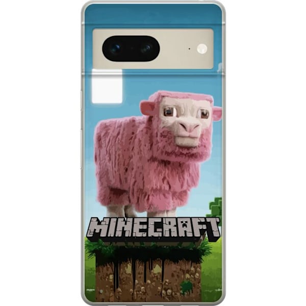 Google Pixel 7 Läpinäkyvä kuori A Minecraft Movie