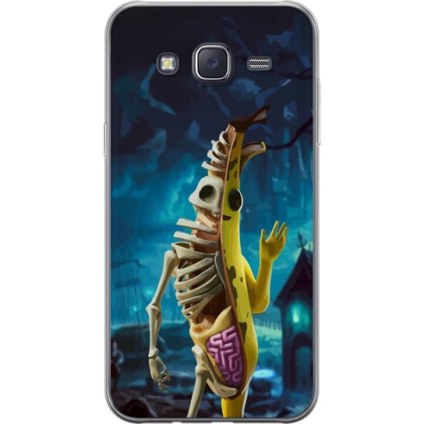 Samsung Galaxy J5 Läpinäkyvä kuori Fortnite - Peely Kuollut